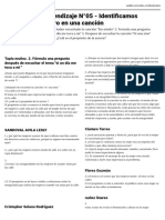 5°B - Sesión 05 Identificamos Violencia de Género en Una Canción