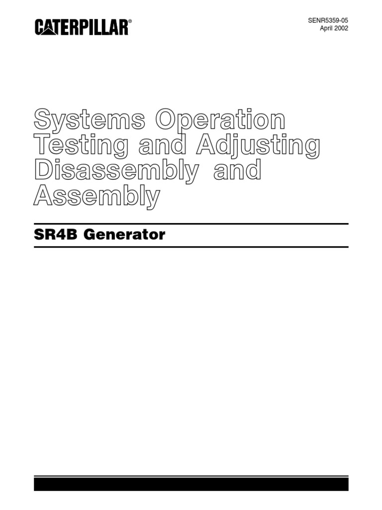 CATERPILLAR SR4 GENERATOR MANUAL PDF FREE DOWNLOAD intelligence overview