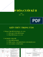 ÔN TẬP HÓA 10 CUỐI KÌ II