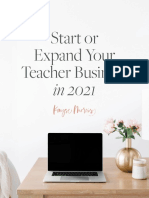 Start or Expand Your Teacher Business in 2021