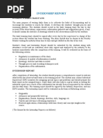 Internship Daily Report Template | PDF