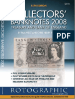 Collectors Banknotes 2008 Treasury and Bank of England - Pam West, Christopher Henry Perkins