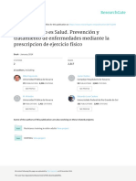 Ejercicio Físico Es Salud. Prevención y Tratamiento de Enfermedades Mediante La Prescripcion de Ejercicio Físico