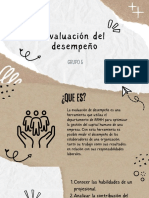 Evaluación Del Desempeño Presentación