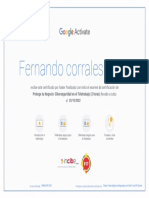 CERTIFICADO GOOGLE ACTIVATE