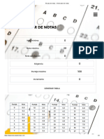 Escala de Notas Generador de Notas