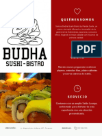 Carta Budha Sushi Bistro 2022