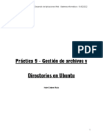 Práctica 9 - Gestión de Archivos y Directorios en Ubuntu