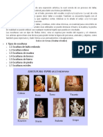 Tipos de Escultura