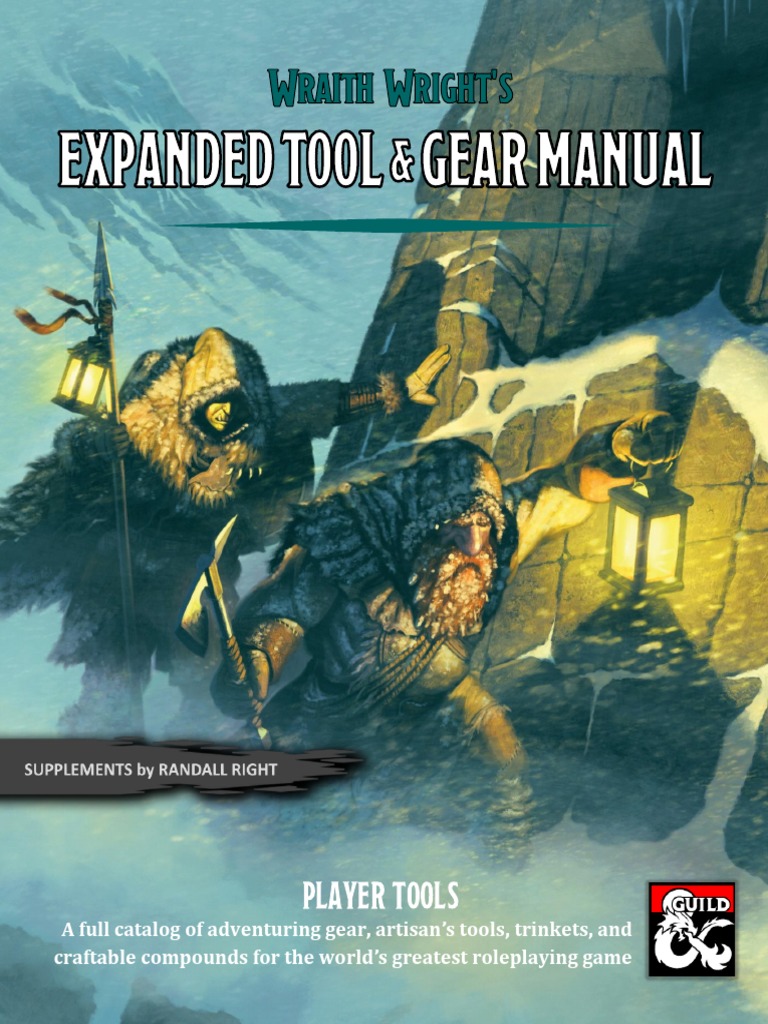 D&D 5e Expanded Tool & Gear Manual PDF Clothing Wizards Of The Coast