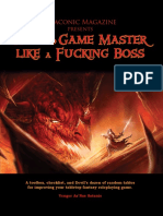 How to Game Master Like a Fucking Boss