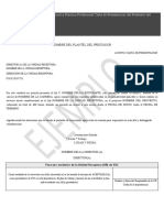 Carta de Presentación Del SSC