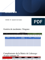 Reporte de Gestión Semanal HSE - EXSA - SEM 39