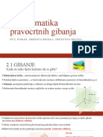 Kinematika Pravocrtnih Gibanja