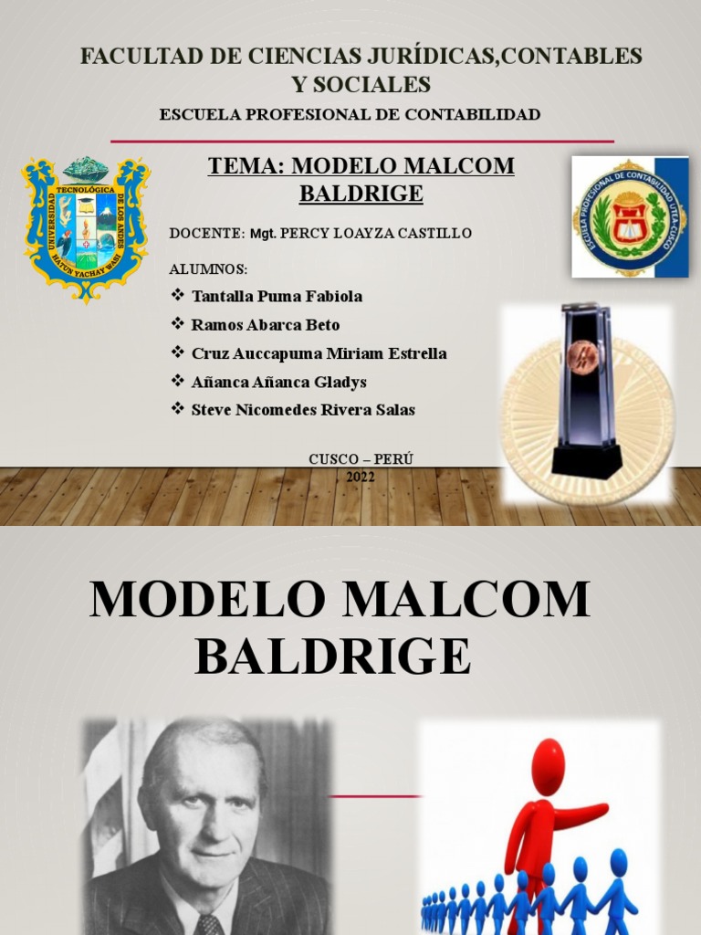 Modelo Malcolm Baldrige: Excelencia y Evaluación | PDF | Calidad ...