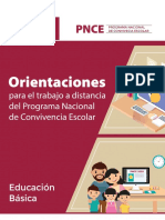 3 - Orientaciones para El Trabajo A Distancia Del Programa Nacional de Convivencia Escolar