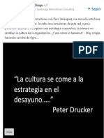 La Cultura Se Come A La Estrategia - Drucker