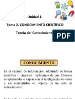 Conocimiento Científico - Teoria Del Conocimiento