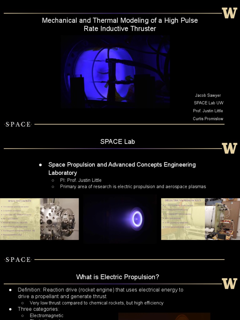 High-Pulse-Rate Inductive Thruster Model | PDF | Spacecraft Propulsion ...