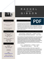 Rachel Gibson CV 2022
