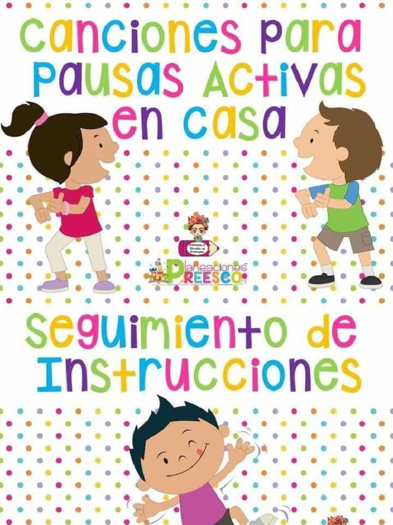 Canciones para Pausas Activas en Casa | PDF