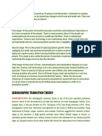 Demographic Transition Model