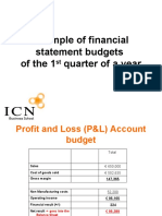 05 Example of Financial Statement Budgets