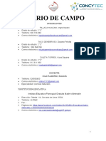 Diario de Campo