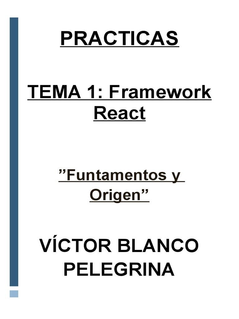 APUNTES - REACT (Principiante) | PDF | Modelo de objeto de documento ...