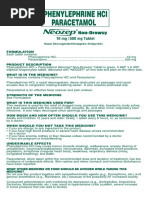 Solmux Adult Suspension PIL | PDF | Dose (Biochemistry) | Chemistry