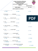 CBME English IV Exam Answers