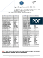 Liste Oral Concours MEER 2022-2023