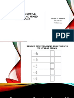 Multiplying Fractions