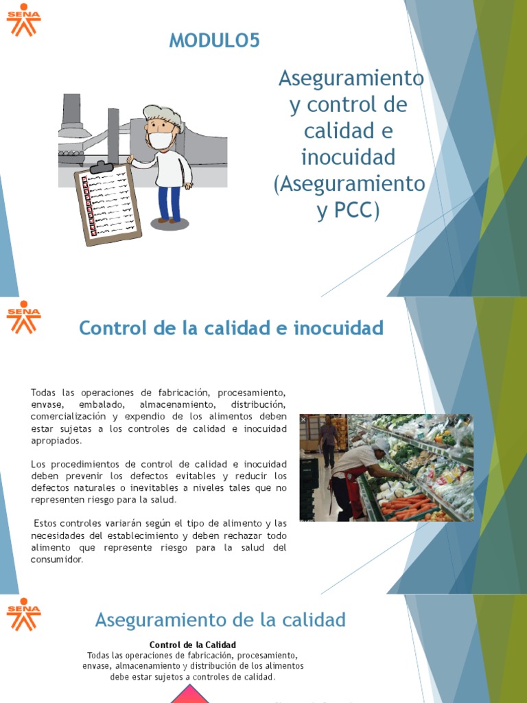 Control de Calidad e Inocuidad Alimentaria | PDF | Alimentos | Calidad ...