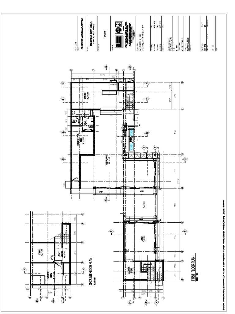 01.Main Building 1st Floor Plan | PDF