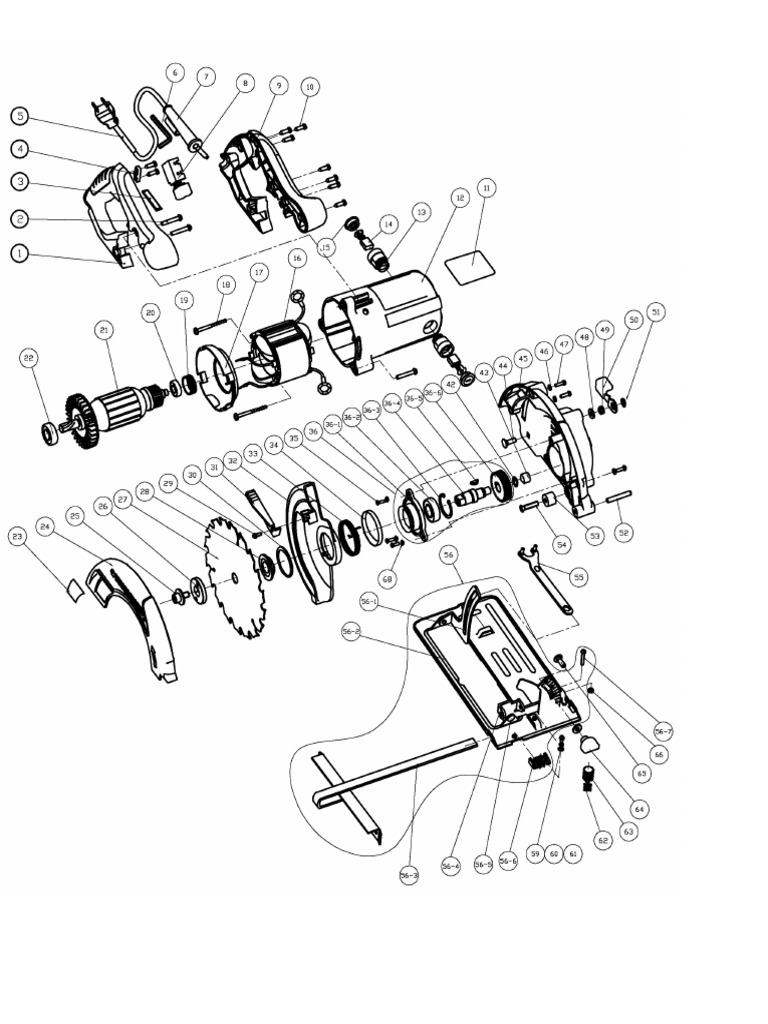 CS1020B3BlackandDeckerT1 Parts PDF Screw Washer (Hardware)