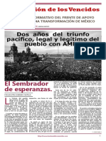 La Visión de Los Vencidos, No. 5, Año 1, Miércoles 1 de Julio de 2020 (Frente de Apoyo Crítico A La 4T)