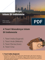 Teori Masuknya Islam Di Indonesia - Sejarah Pendidikan Islam