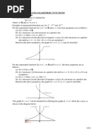 1.3 Exponential and Logarithmic Functions Exponential Functions