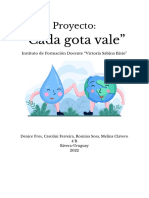 "Cada Gota Vale": Proyecto