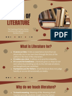 The Teaching of Literature Slides