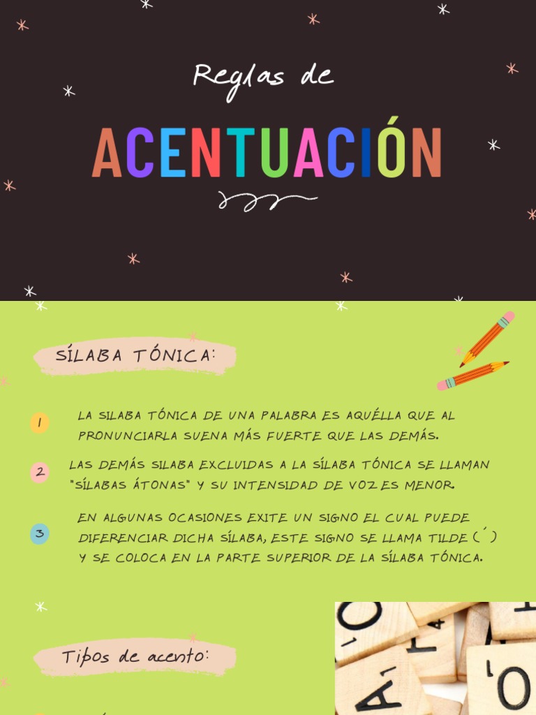 Reglas de Acentuación en Español | PDF | Comunicación humana | Voz humana