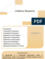 Quantitative Research Continuation