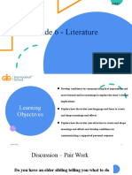 Grade 6 Week 2 - Literature