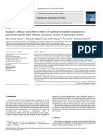 Analgesic Epidural