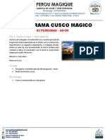 PROGRAMA CUSCO MÁGICO 6D-5N (02 PERSONAS)