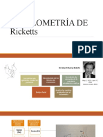 CEFALOMETRÍA DE Ricketts