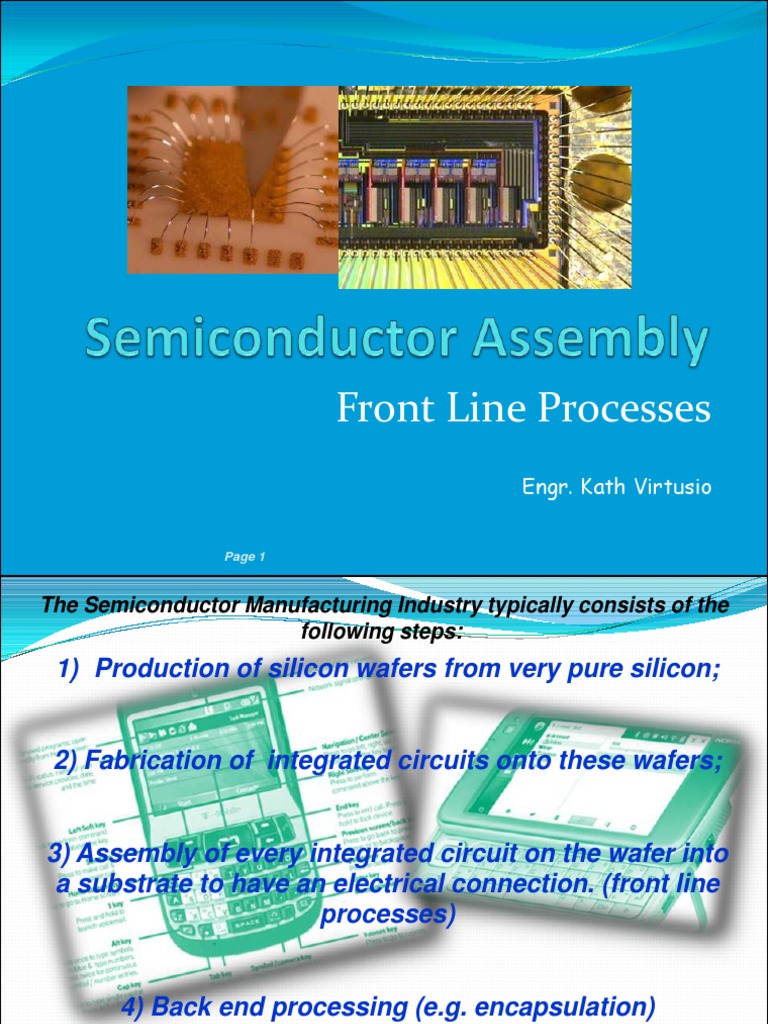 Semiconductor Manufacturing Guide | PDF | Wafer (Electronics) | Chemistry