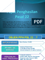 Pajak Penghasilan Pasal 22.