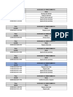 Lista Novedades Mantenimiento